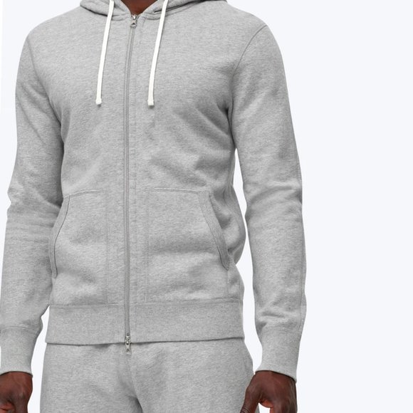 REIGNING CHAMP MIDWEIGHT TERRY FULL ZIP HOODIE	- HEATHER GRAY M - Picture 6 of 9